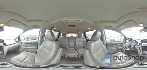 2014 Honda Odyssey Exl z USA, uszkodzony, nr VIN 5FNRL5H66EB014143